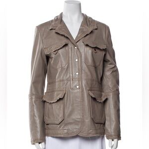 JKT NYC JAKETTNY Meryl Vintage Leather Jacket L $748 Retail Pristine